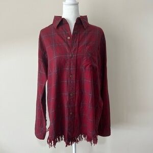 Current/Elliott Plaid Button Down. Excellent Condition. Size L